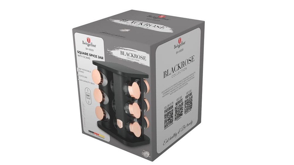 Berlinger Haus BH8559 3-Piece Square Spice Rack