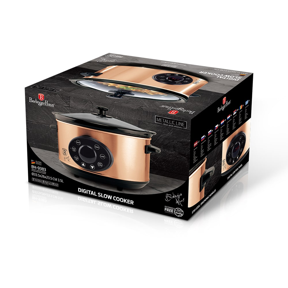 Berlinger Haus 9383 Ultimate3.5L Digital Slow Cooker Mastery