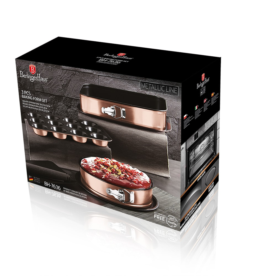 3 pcs springform set Berlinger Haus BH 7636