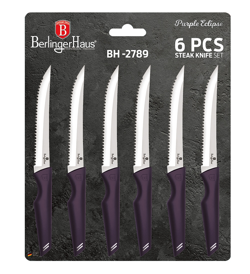 6 pcs steak knife set Berlinger Haus BH 2789