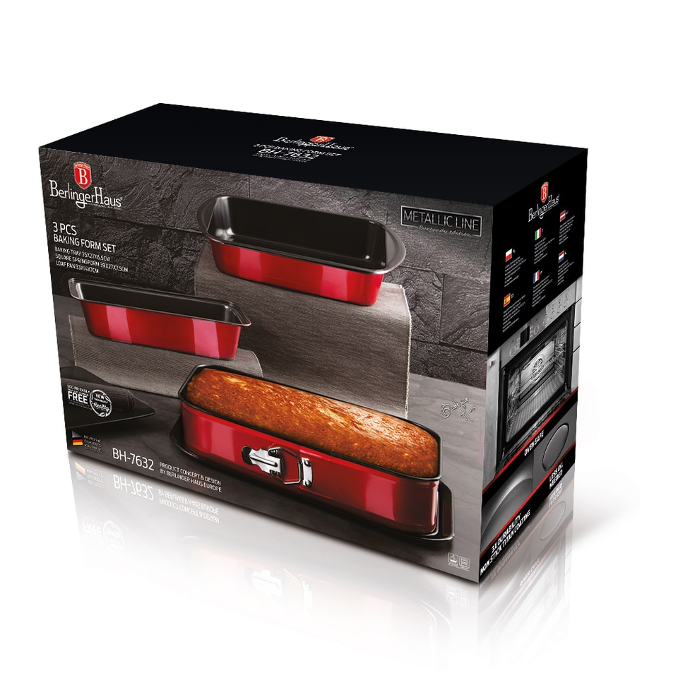 3 pcs baking form set Berlinger Haus BH 7632