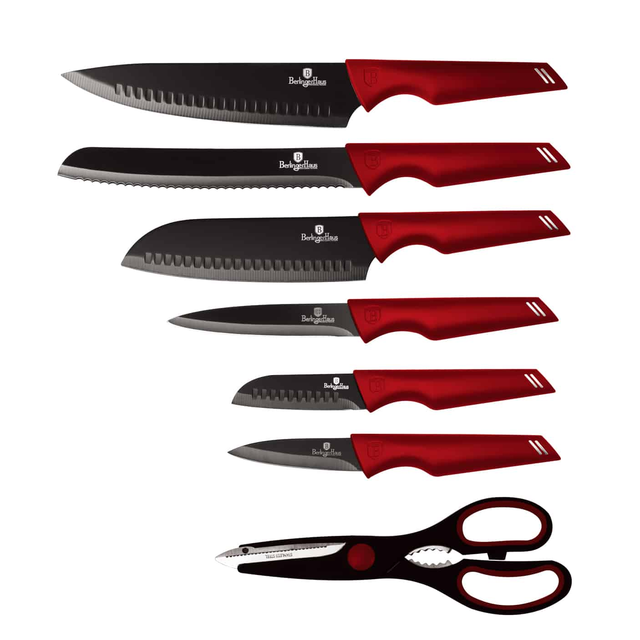 Berlinger Haus BH 2599 Burgundy 7-Piece Knife Set