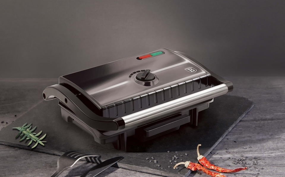 Electric grill with oil drip pan Berlinger Haus BH 9340