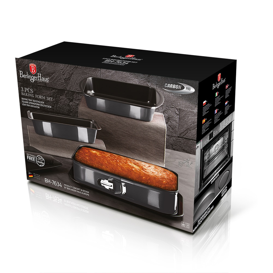 3 pcs baking form set Berlinger Haus BH 7634