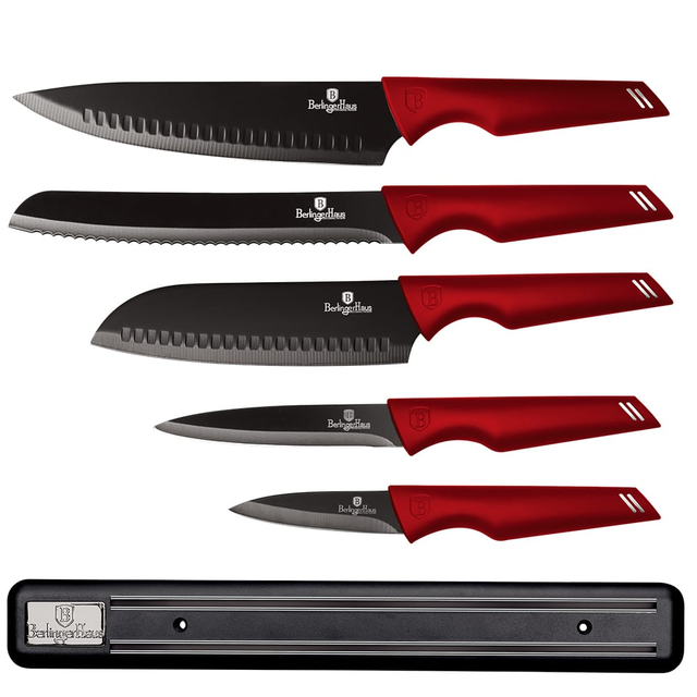 6 pcs knife set Berlihger Haus BH 2694 Red