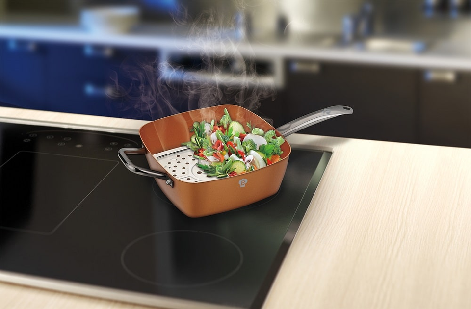 Multi-Purpose Frying Pan Blaunann BL 3367 - 5.5 liters