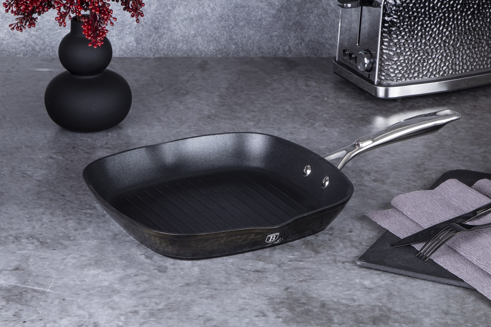 Grill pan, 28 cm Berlinger Haus BH 6658 Shine Basalt