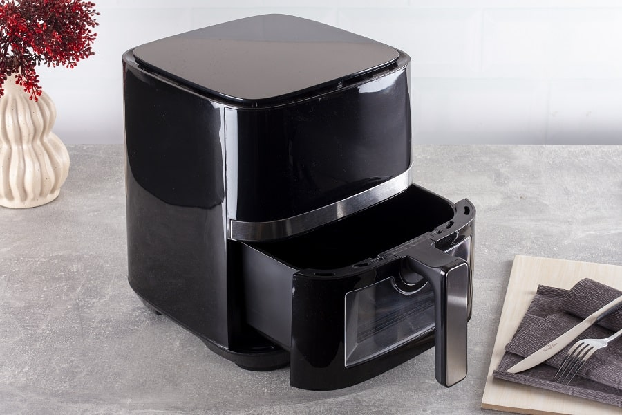Air fryer, 5 L, visible window Berlinger Haus BH9342 Black Silver