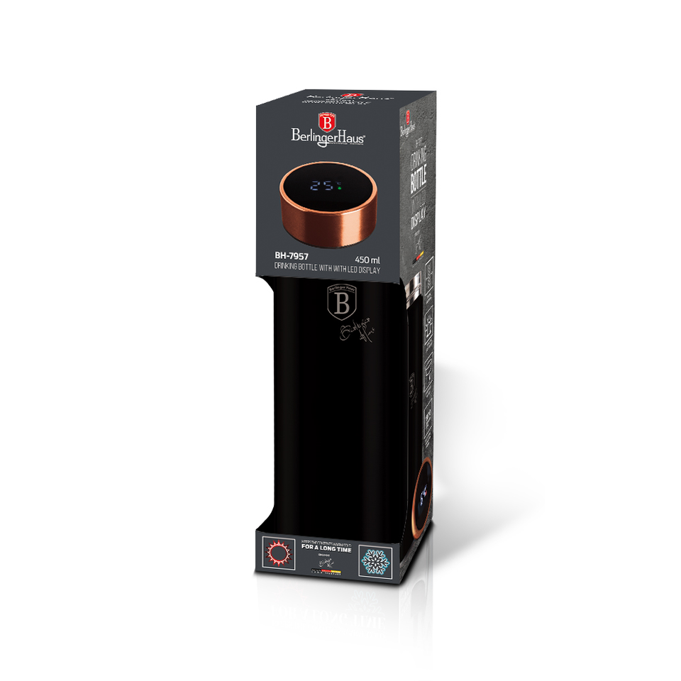 Termo Drinking bottle with LED display, 450 ml  Berlinger Haus BH 7957