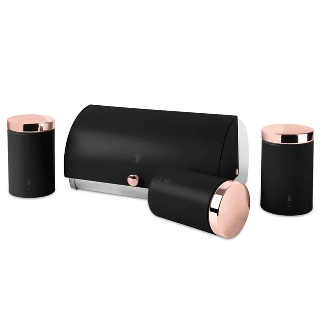 Bread Bin and Kitchen Canister Set Berlinger Haus BH6835