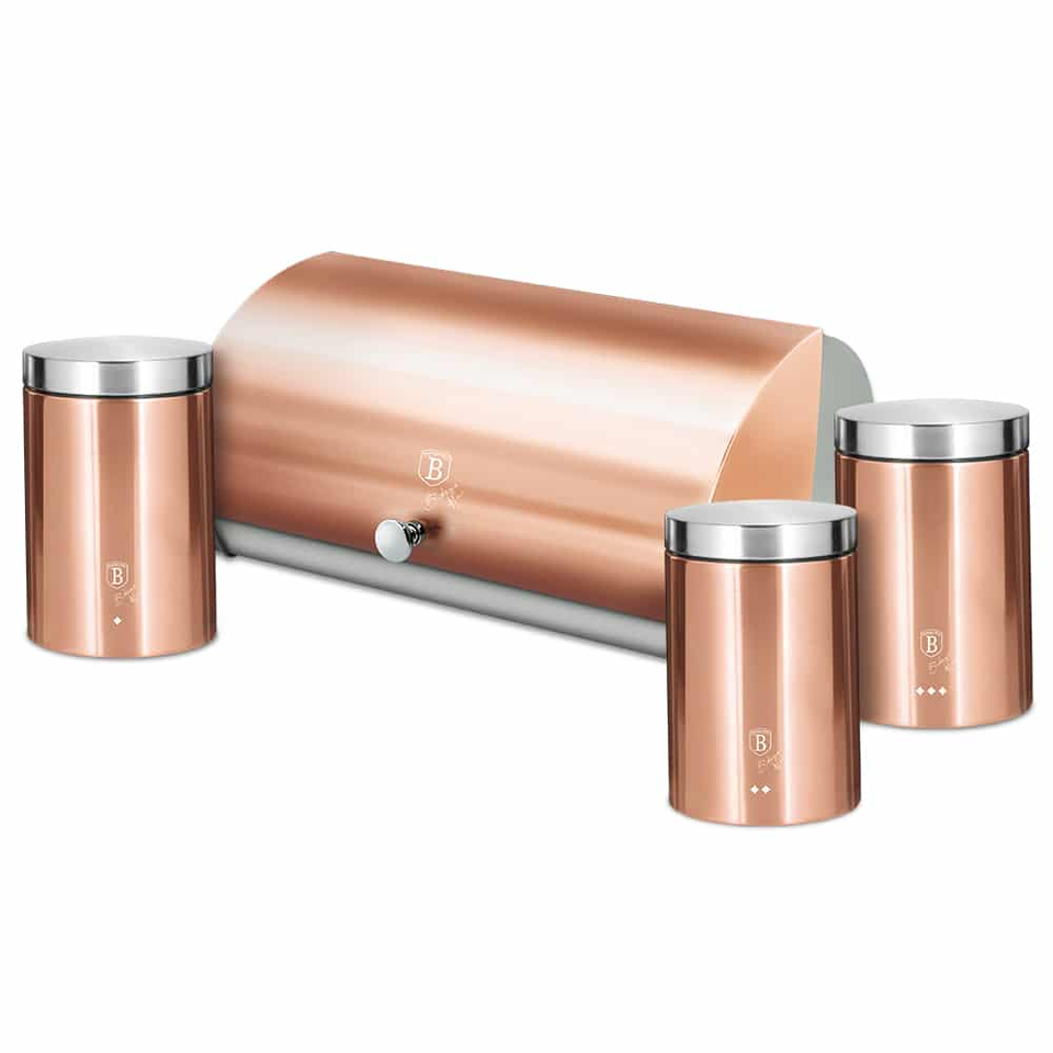 Bread Bin and Kitchen Canister Set Berlinger Haus BH-6730