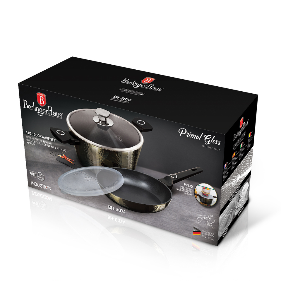 Berlinger Haus BH6074 Primal Gloss Collection 4 pcs Cookware Set