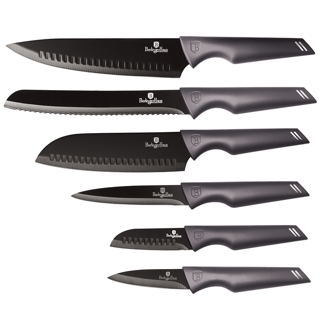 6 pcs Knife Set Berlinger Haus BH 2596 Carbon Pro