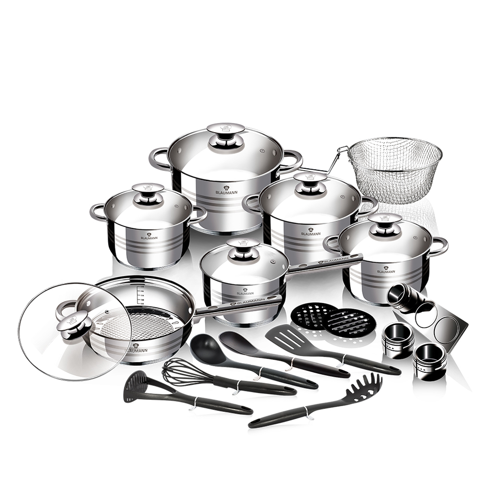Blaumann cookware set, BL3853, set of 26 pieces