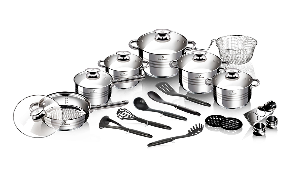 Blaumann cookware set, BL3853, set of 26 pieces
