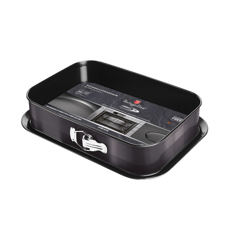 Rectangular Springform Berlinger Haus BH 1825 Metallic Line Carbon Pro Edition