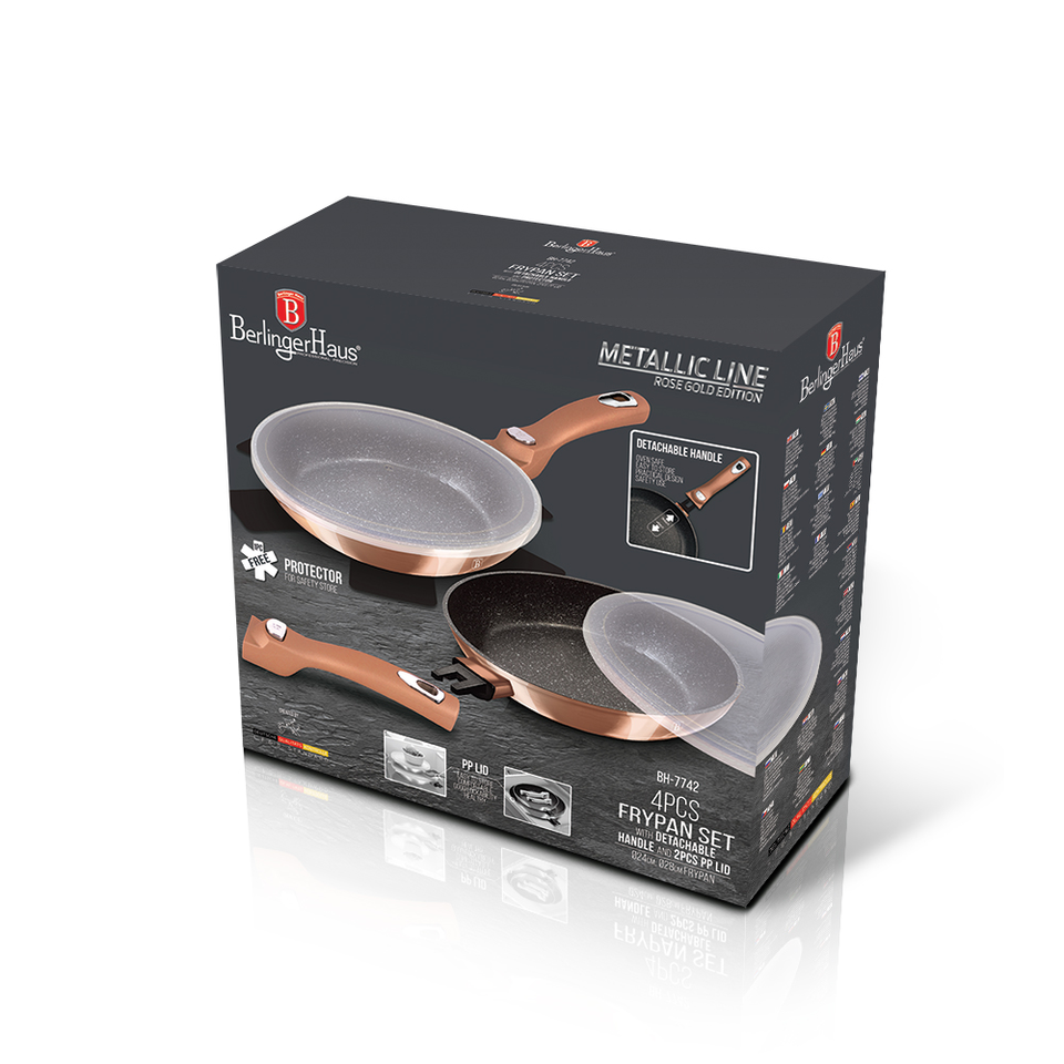 Frypan Set Berlinger Haus BH 7742 Rose Gold Edition
