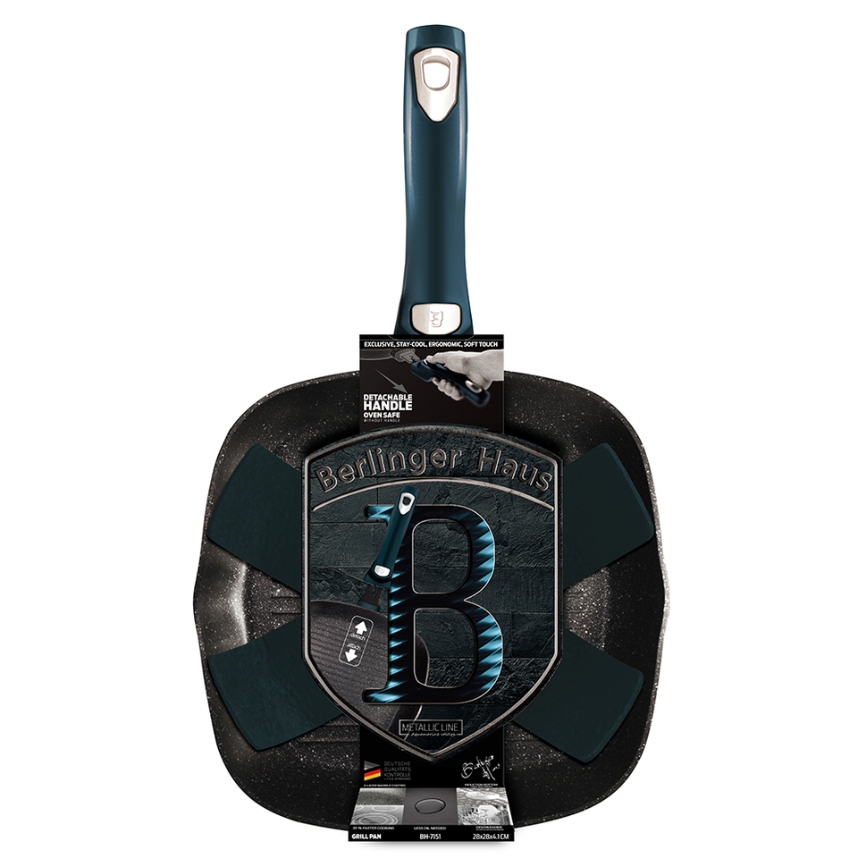 Grill Pan 28 cm Berlinger Haus BH 7151 Aquamarine Edition