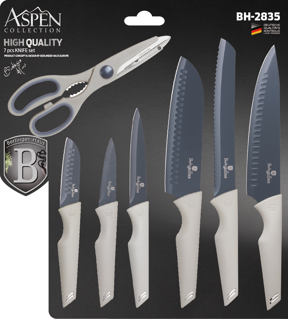 7-Piece Knife Set Berlinger Haus BH 2835 Aspen Collection