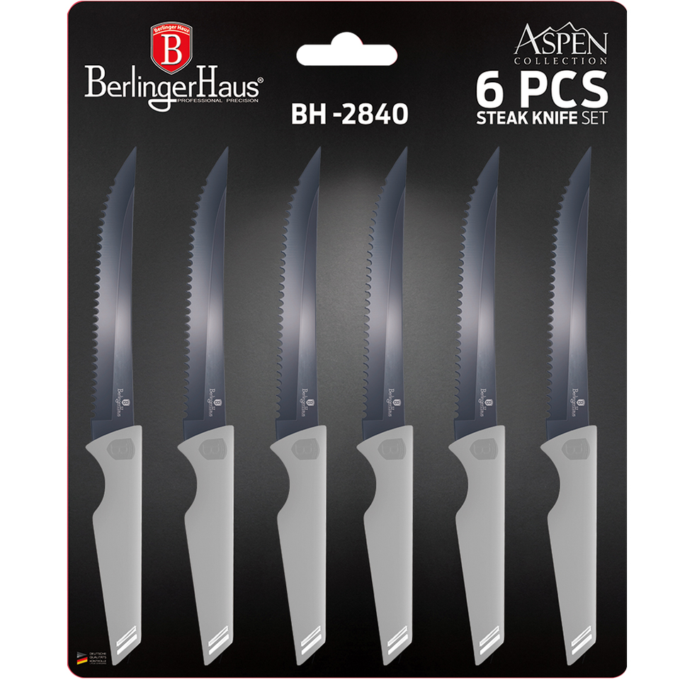 Steak Knife Set Berlinger Haus BH-2840 Aspen Collection