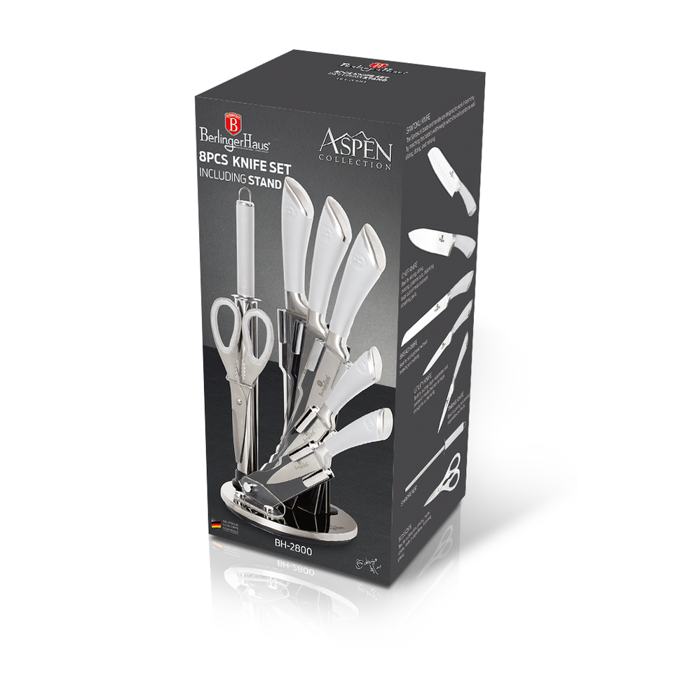 8-Piece Knife Set Berlinger Haus BH 2800 Aspen Collection