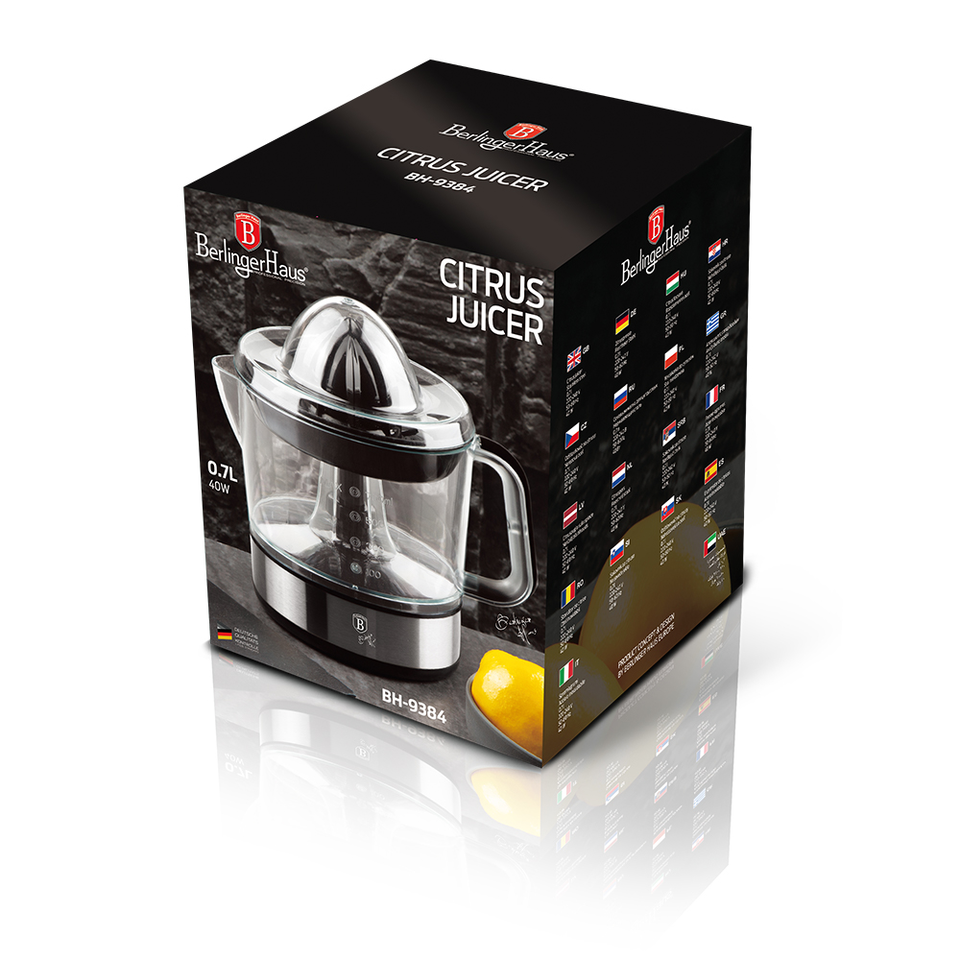 Electric citrus juicer Berlinger Haus BH 9384 Black Silver Collection