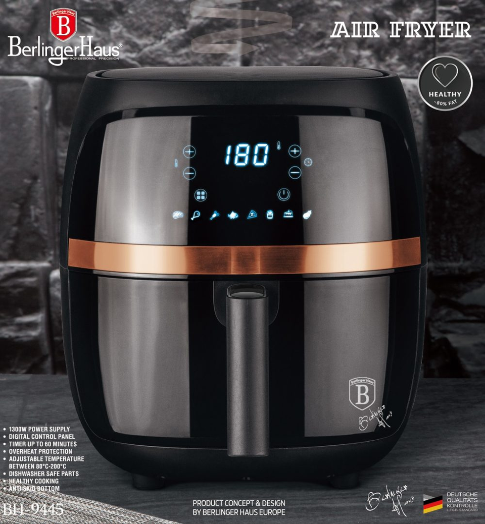 Air Fryer Berlinger Haus BH-9445 Black Rose Gold