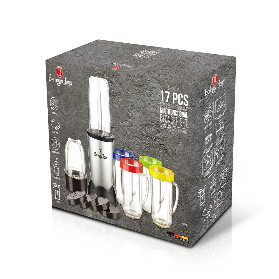 Nutri Blender Berlinger Haus BH 9345 Black Silver Collection