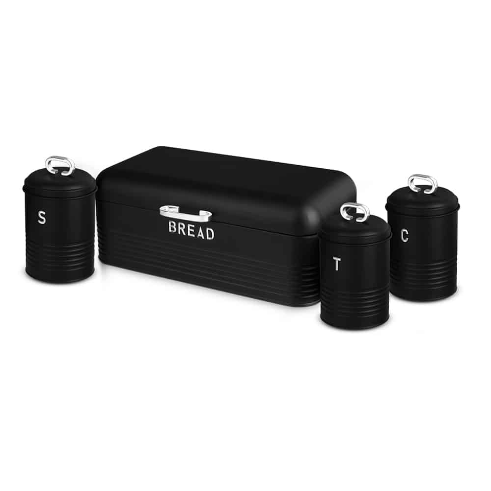Bread Bin and Kitchen Canister Set Berlinger Haus BH-6754