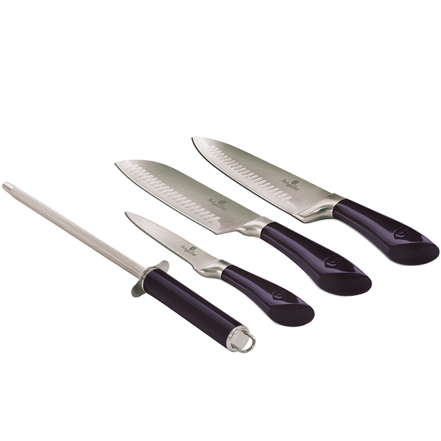 4-Piece Knife Set Berlinger Haus BH2496 Purple Eclipse Collection