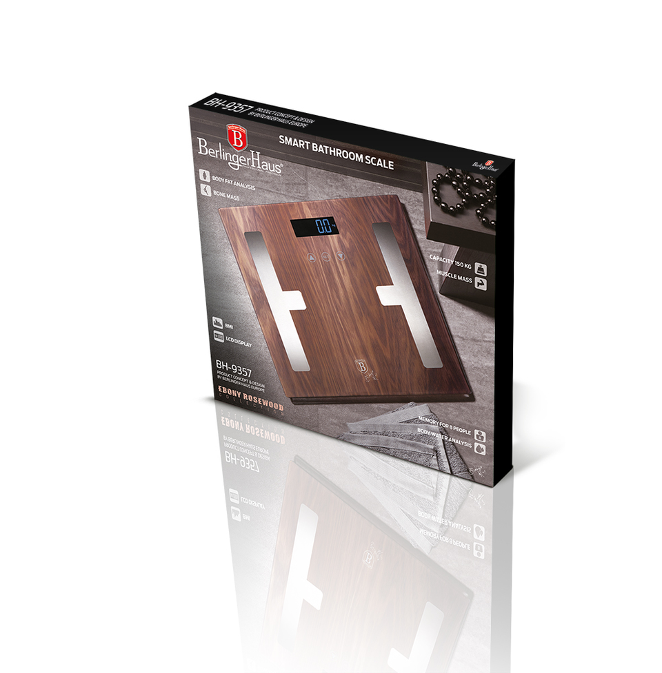 Digital bathroom scale 180 kg Berlinger Haus BH/9357 Wood