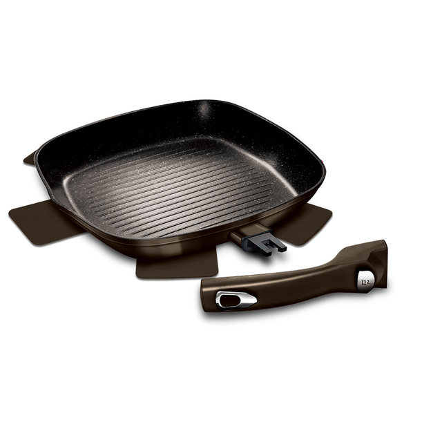 Grill Pan 28 cm Berlinger Haus BH 7152  Metallic Line Shiny Black Edition