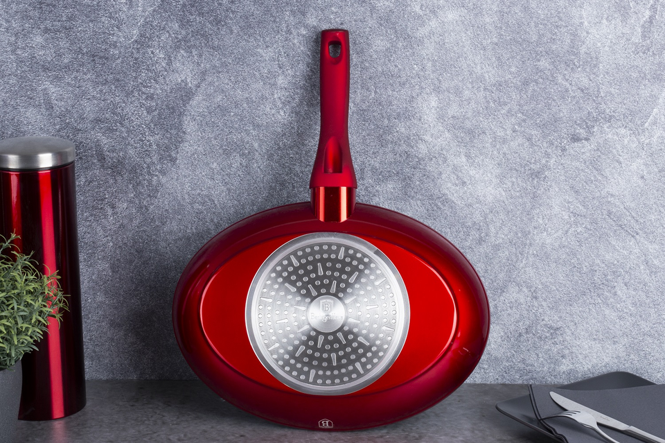 Grill pan for fish Berlinger Haus BH 7169 Burgundy