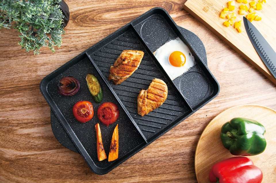 3 in 1 grill plate Berlinger Haus BH 7730 Granit Diamond Line