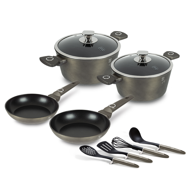 10-Piece Cookware Set Berlinger Haus BH 7166 Crystal Collection