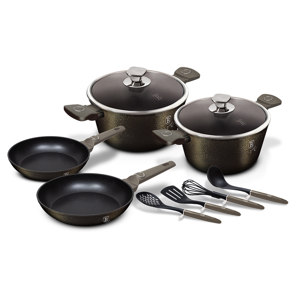 10-Piece Cookware Set Berlinger Haus BH 7166 Crystal Collection