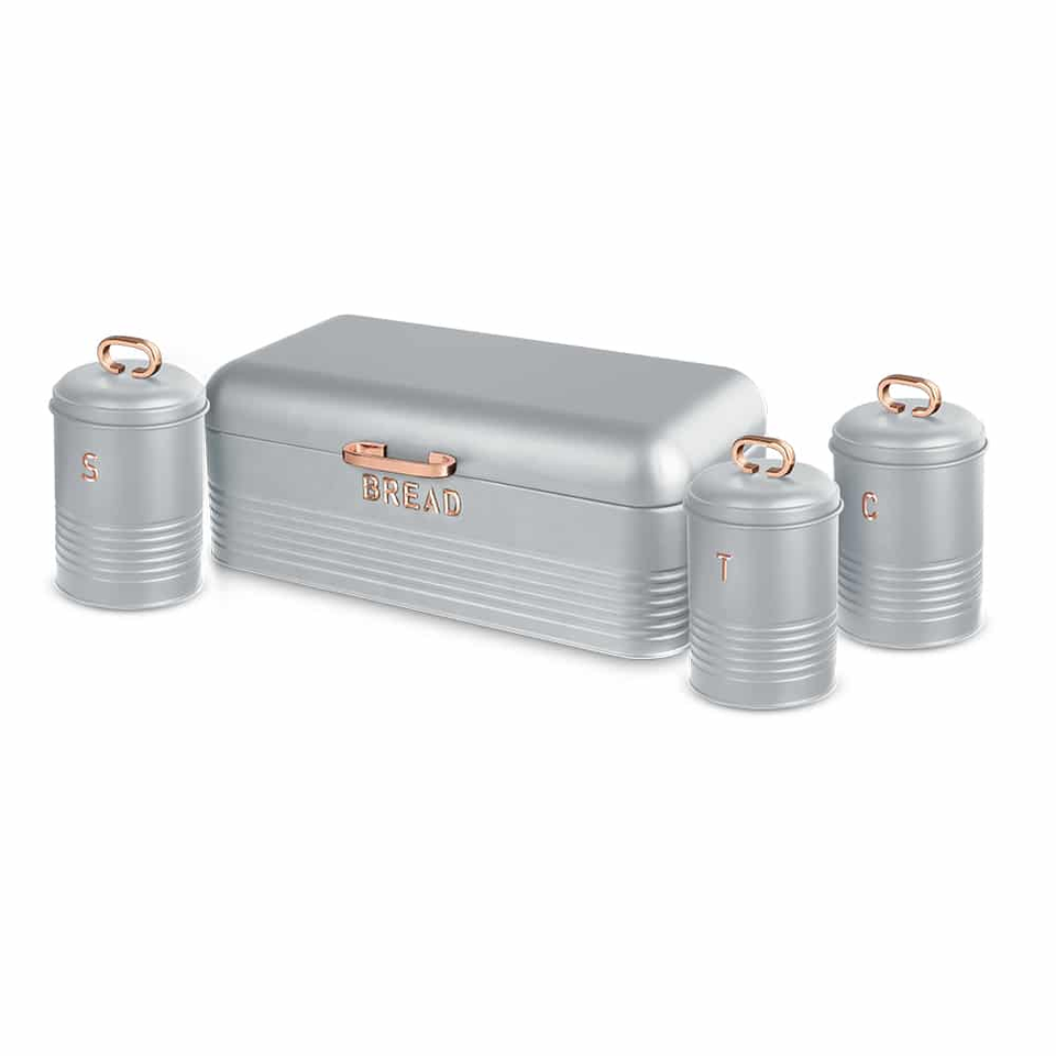 Bread Bin and Kitchen Canister Set Berlinger Haus BH-6755