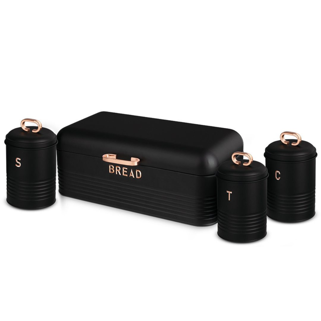 Bread Bin and Kitchen Canister Set Berlinger Haus BH-6753
