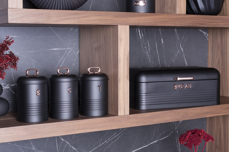Bread Bin and Kitchen Canister Set Berlinger Haus BH-6753