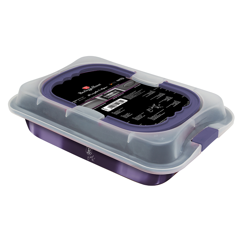 Oblong roaster with lid Berlinger Haus BH 7842 Purple Eclipse Collection