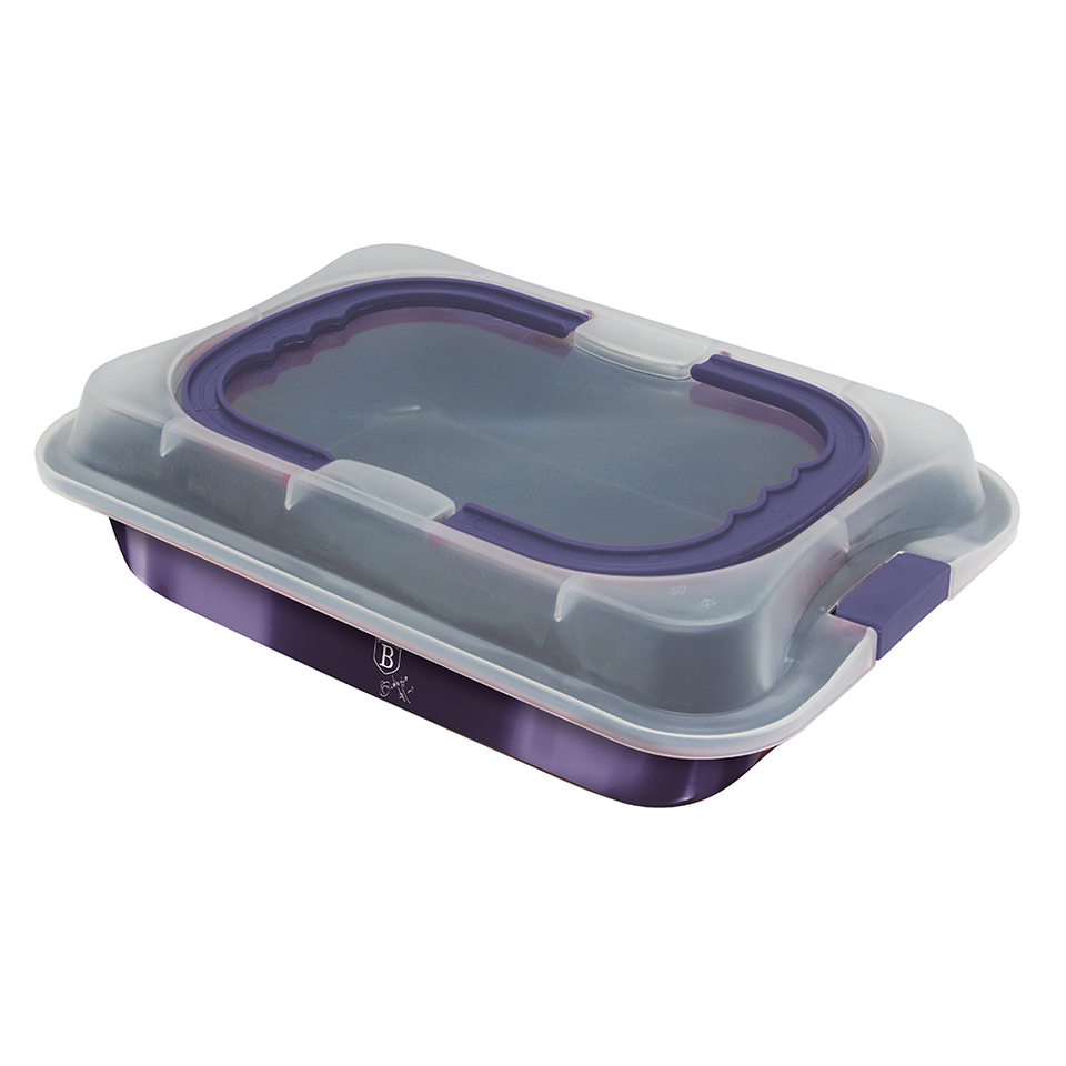 Oblong roaster with lid Berlinger Haus BH 7842 Purple Eclipse Collection