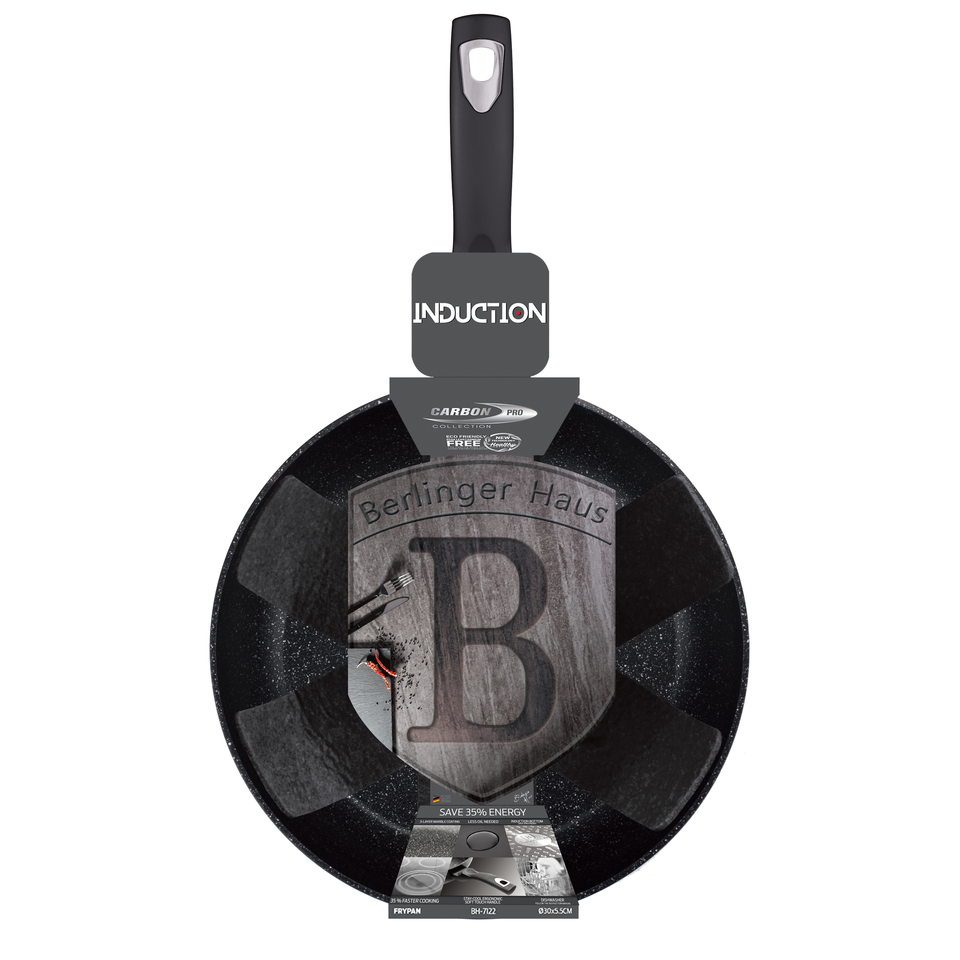 Frying Pan 30 cm Berlinger Haus BH7122 Metallic Line Carbon Pro Edition