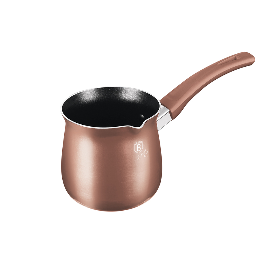 TURKISH COFFEE POT BERLINGER HAUS BH 6952 ROSE GOLD COLLECTION