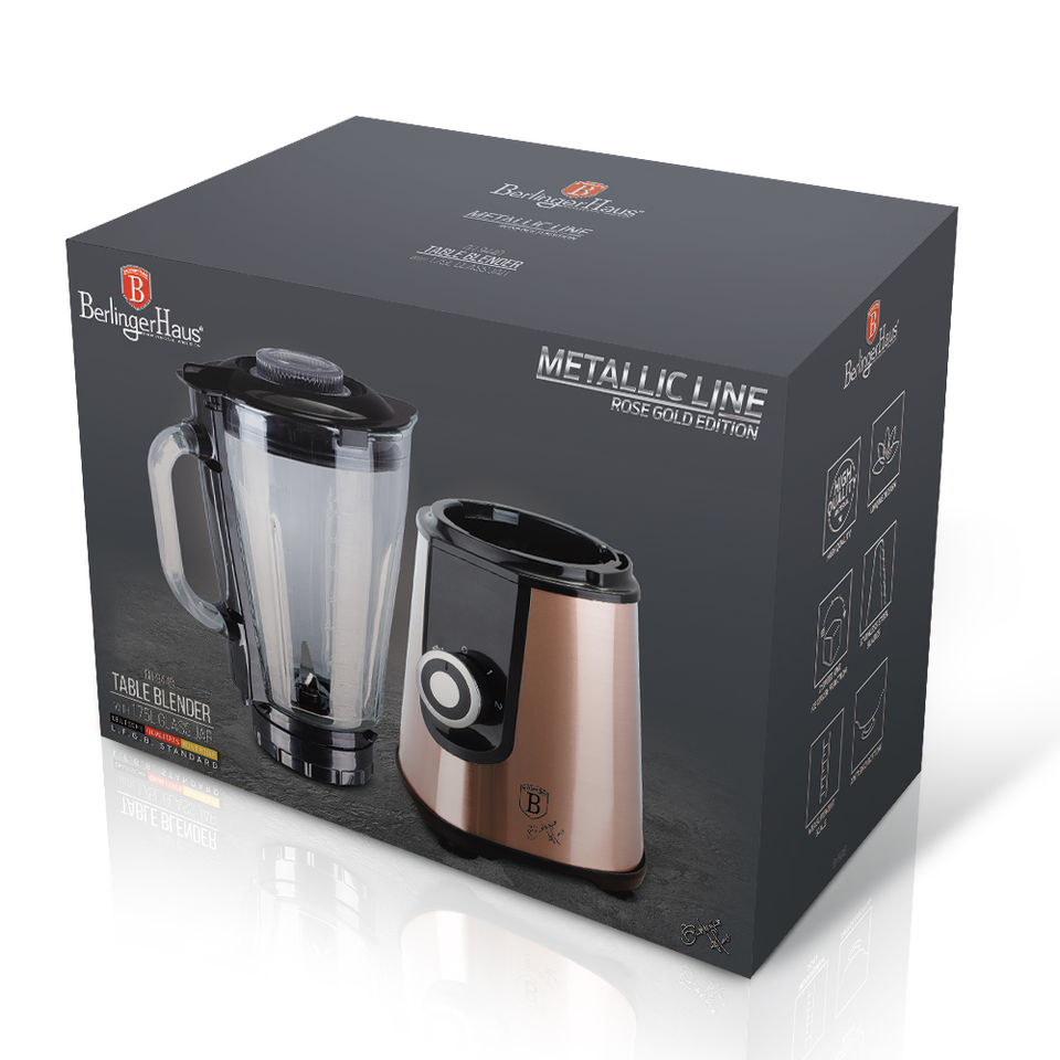 TABLE BLENDER BERLINGER HAUS BH-9448 ROSE GOLD COLLECTION