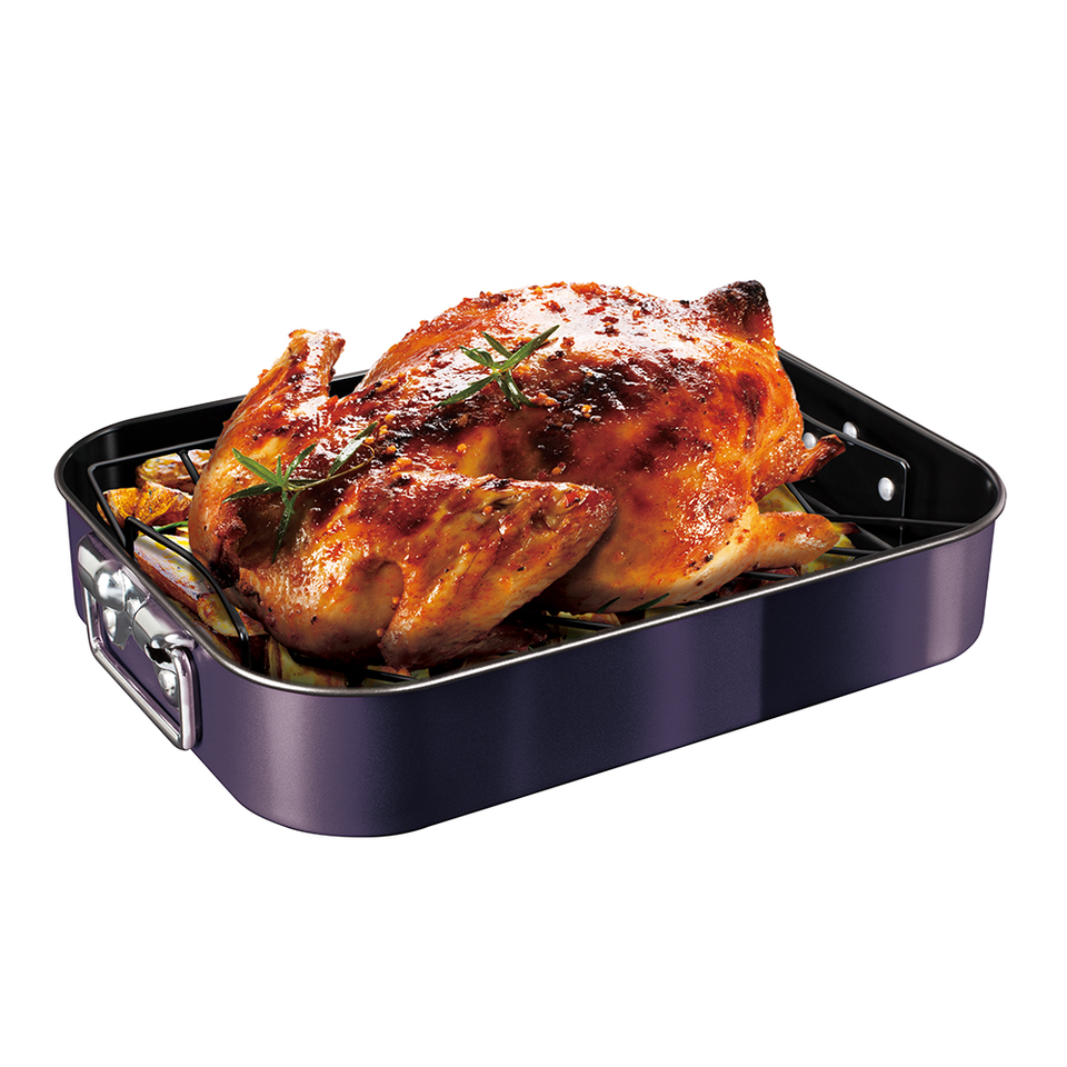 Roasting Pan and Rack Berlinger Haus BH 7848 Purple Eclipse Collection