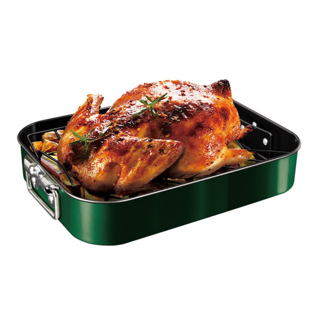 Roasting Pan and Rack Berlinger Haus BH-7847 Emerald
