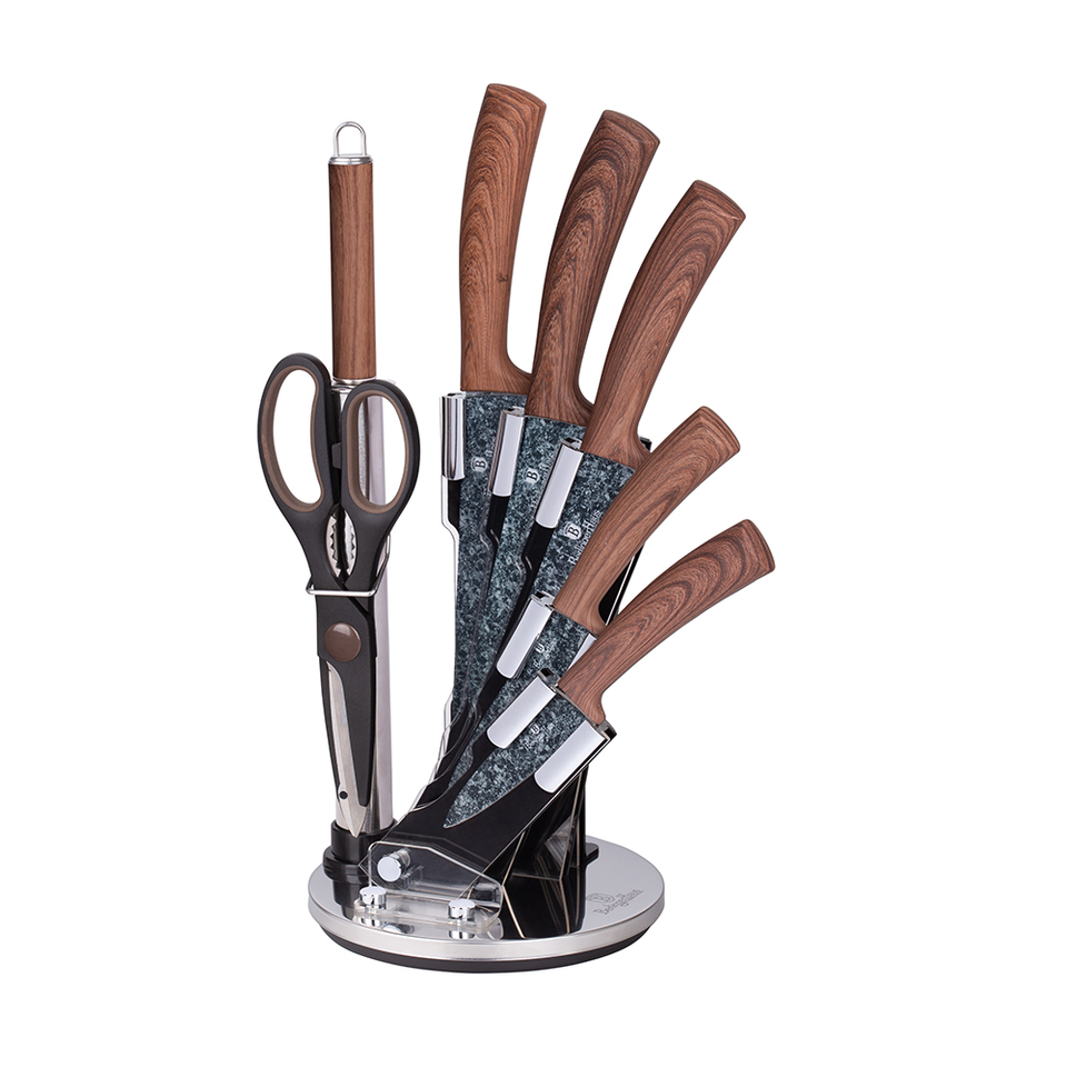 8-Piece Knife Set with Stand Berlinger Haus BH/2836 Forest Line