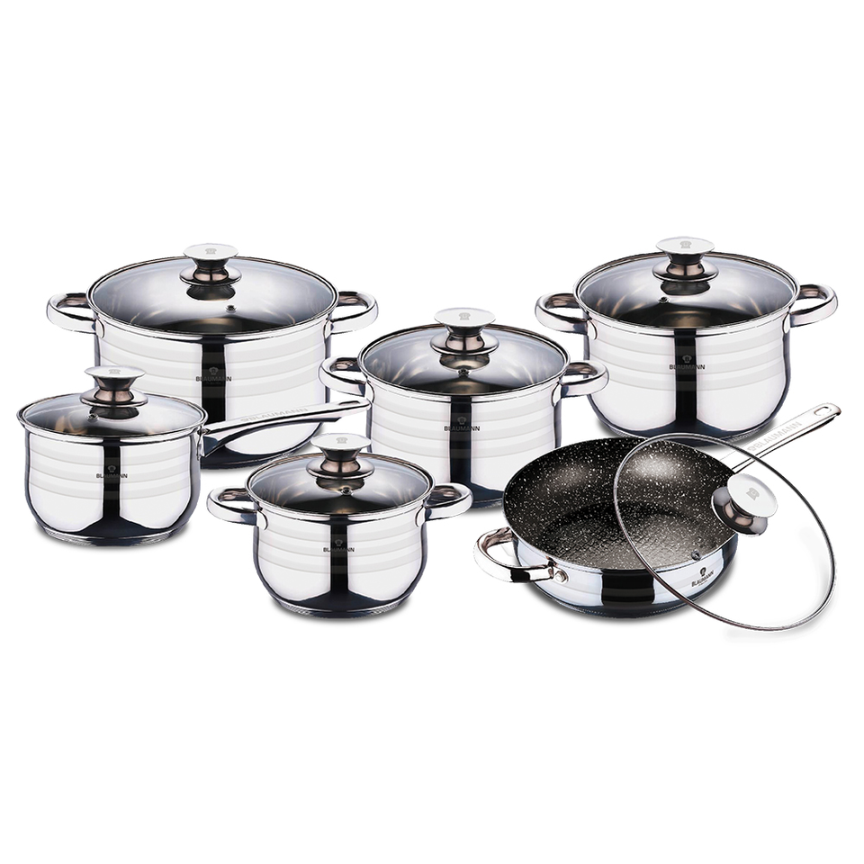 12 pcs cookware set, Gourmet Line Blaumann BL 3167