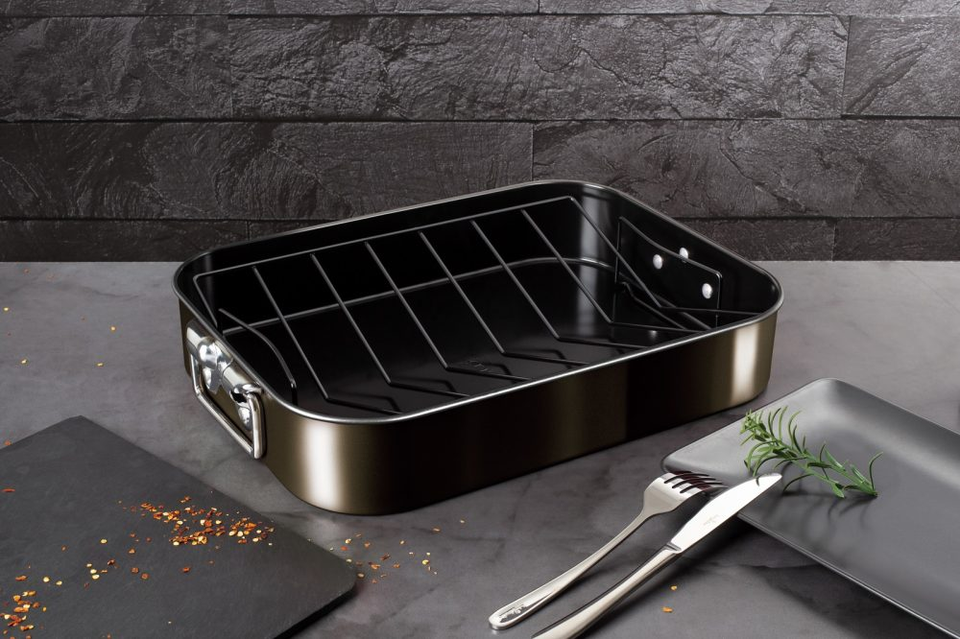 Multi-use Roasting Pan Berlinger Haus BH-7849 Shiny Black