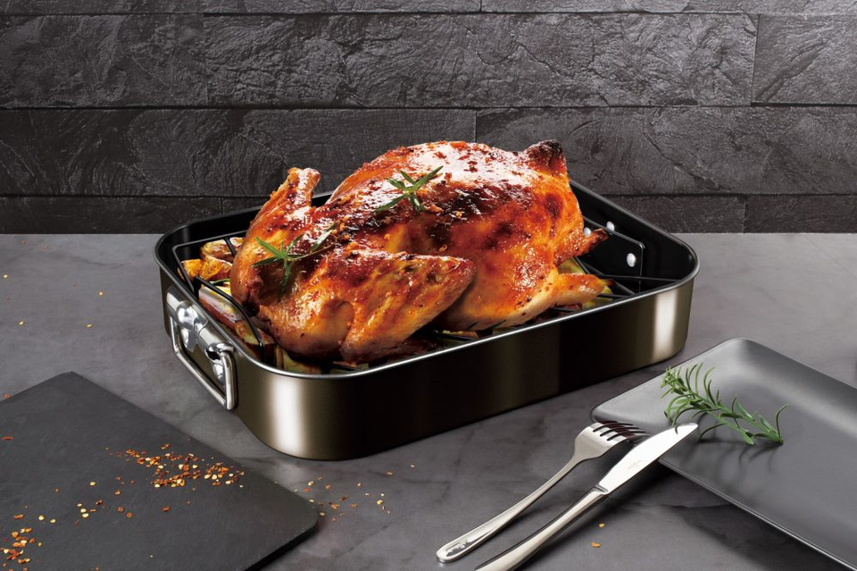 Multi-use Roasting Pan Berlinger Haus BH-7849 Shiny Black